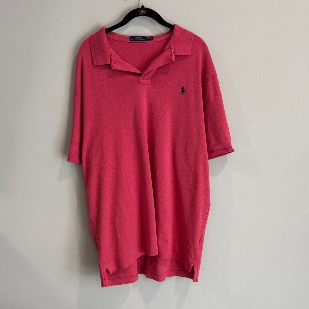 Polo by Ralph Lauren Men's Pink‎ Polo Shirt XXL TTG